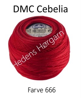 DMC Cébélia nr. 20 farve 666